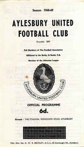 Aylesbury United programme