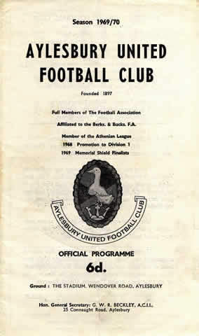 Aylesbury United programme