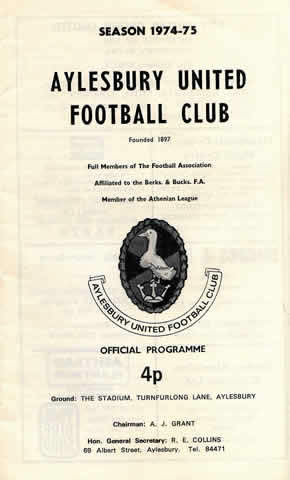 Aylesbury United programme