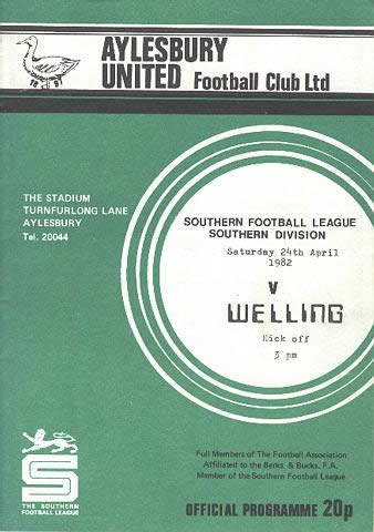 Aylesbury United programme