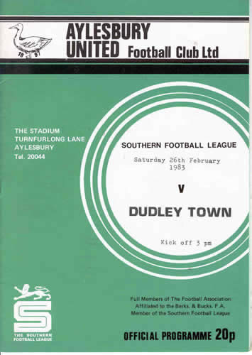 Aylesbury United programme