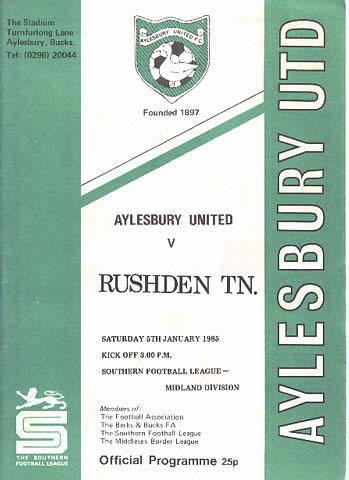 Aylesbury United programme