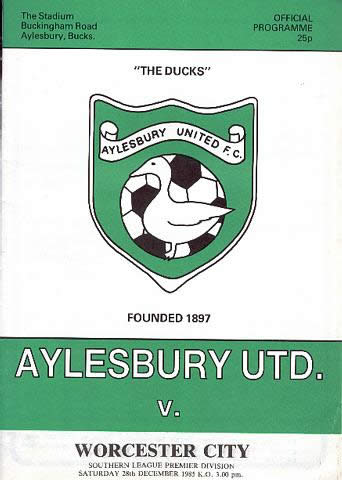 Aylesbury United programme