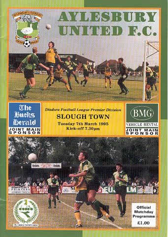 Aylesbury United programme