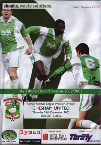 Aylesbury United programme